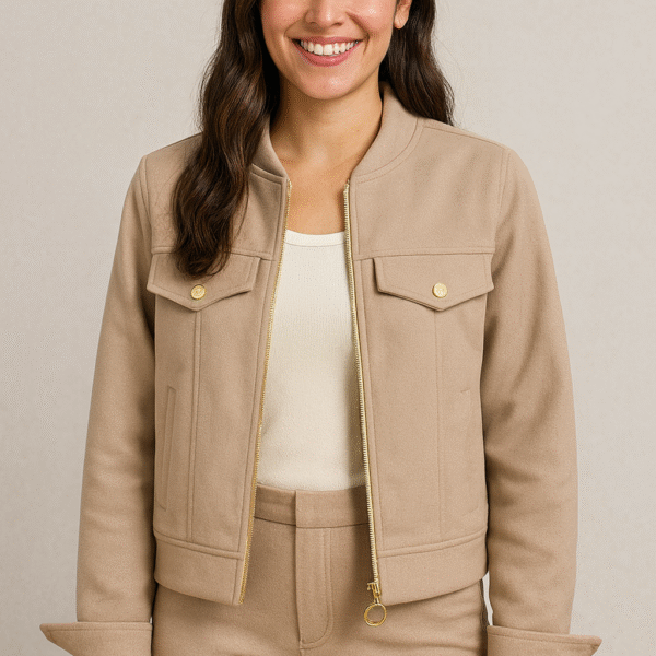 Boxy cropped jacket